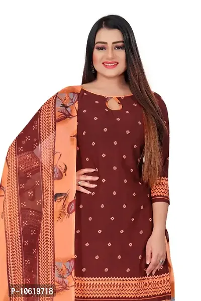 Beautiful Crepe Dress Material with Dupatta || combo of 2 ||-thumb2