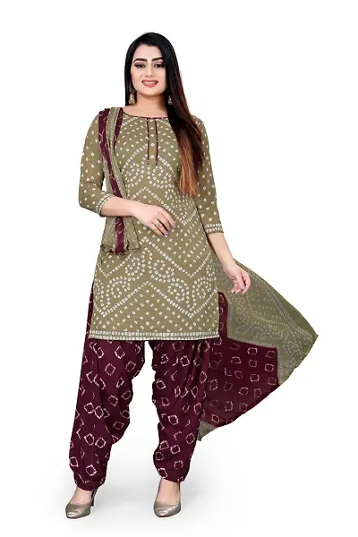 V3 FASHION STUDIO presents the exquisite collection of crepe 3 piece ethnic motif design unstitched suit (top,bottom,dupptta) for womens (KHADI)