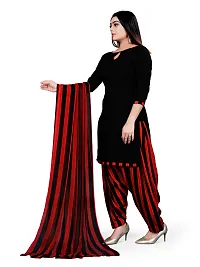 Beautiful Crape Kurta And Churidar Dress Material-thumb3