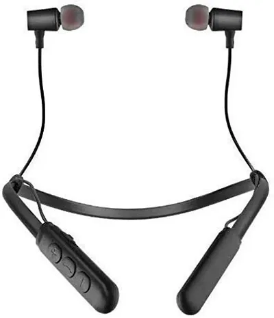 ZOXOWA B-11 Wireless Neckband Bluetooth Earphone Headset Earbud Portable Headphone Handsfree Sports Running Sweatproof Compatible Android Smartphone Noise Cancellation - (Black)