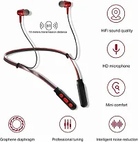 Modern Wireless Neckband Bluetooth in Ear Earphone Headset-thumb1