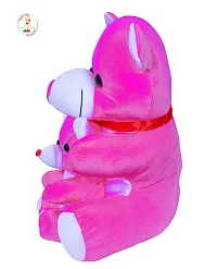 MERIDIAN HANDICRAFTS Mother Baby Teddy (Dpink) 35cm-thumb2