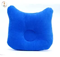 MERIDIAN HANDICRAFTS New Born Baby Pillow, Baby Cushion, Head Shaping Pillow, Neck Support Pillow, Soft Pillow with Fibre Filling for 0-12 Months (0-1year) - Cat Design-thumb2