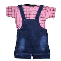 DENIM DUNGAREE (PINK)-thumb1