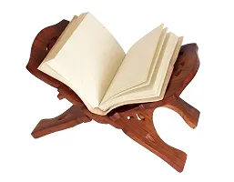 Girirajji Book Stand Cover Case Wooden Holy Quran Bible Gita Office Home Decor Furniture-thumb2