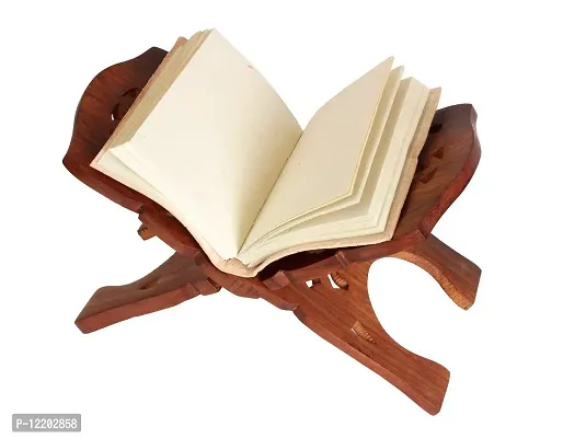 Girirajji Book Stand Cover Case Wooden Holy Quran Bible Gita Office Home Decor Furniture-thumb3