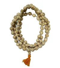 Tulsi Diksha Mala - Tulsi Bead Mala - Big Size Tulsi Beads - Jaap Mala - Tulsi Japa Mala - Mala for Jaap 1pc-thumb2