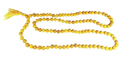 Generic Turmeric Haldi Mala 108+1 Beads for Japa and Unisex Wearing Mantra Siddha (Multicolor)-thumb2