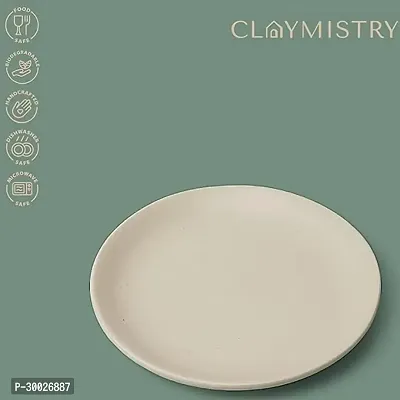 Claymistry Ceramic Dinner  Snacks Quarter Serving Plate-thumb2