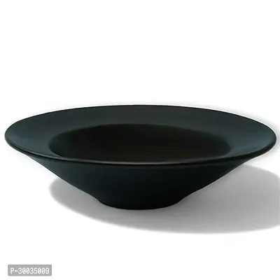 Claymistry Multi Utility Ceramic Dinner  Snacks Black Triangular Serving Plate