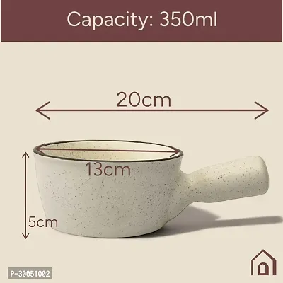 Claymistry Ceramic Ivory Fondue Set-thumb4