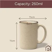 Claymistry Tall Ceramic Ivory Mug Set of 2-thumb3