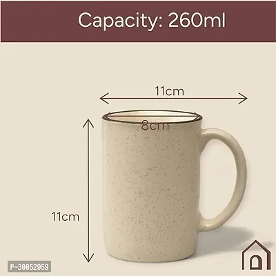 Claymistry Tall Ceramic Ivory Mug Set of 2-thumb4