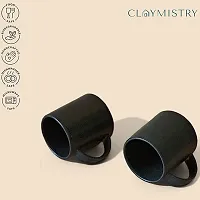 Claymistry Ceramic Black Mug  Set of 2-thumb2