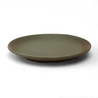 Ceramic Dinner  Snacks Black Quarter Serving Plate-thumb1