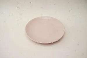 Ceramic Dinner Snacks Rose with Ridges Plate-thumb2