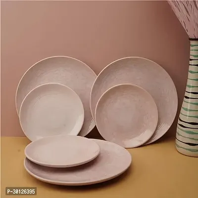 Ceramic Dinner Snacks Rose with Ridges Plate-thumb2