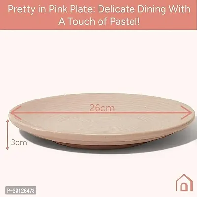 Ceramic Dinner  Snacks Rose with Ridges Plate-thumb4