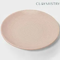 Ceramic Dinner  Snacks Rose with Ridges Plate-thumb1