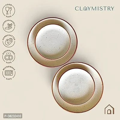 Claymistry Ceramic Dinner Plate Set of 2-thumb2