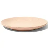 Claymistry Ceramic Dinner  Snacks Rose with Ridges Plate, Set of 2-thumb1