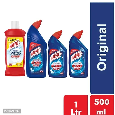 Harpic Disinfectant Bathroom Cleaner and Toilet Cleaner Pack of 4-thumb0