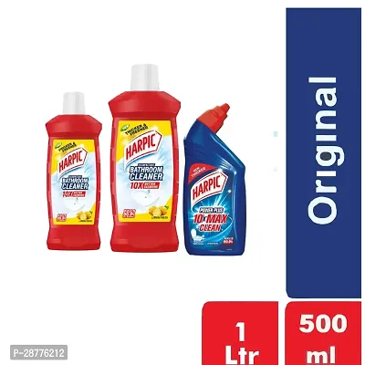 Harpic Disinfectant Bathroom Cleaner and Toilet Cleaner Pack of 3