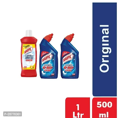 Harpic Disinfectant Bathroom Cleaner and Toilet Cleaner Pack of 3