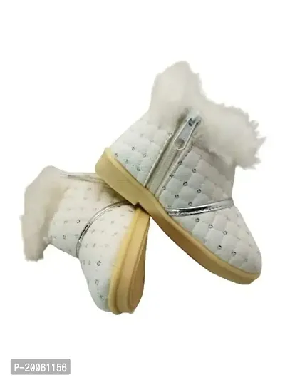 Buy Baby Walk JTD Girl Boat Zip Hair Shoes Age from 10 Month to 7