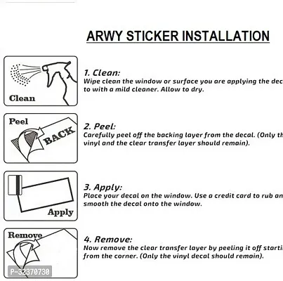 Laminated Vinyl Self Adhesive Sticker for Car and Bike-thumb2