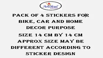 Sticker and Decal for Car and Bike (Multicolor)-thumb1