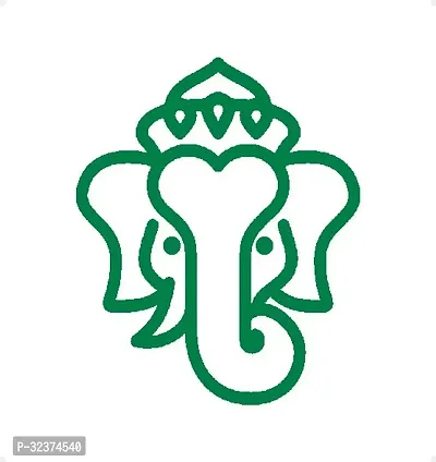 ANSHUL INTERNET Sticker and Decal for Car (Green)-thumb0