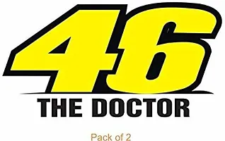 Sticker and Decal for Car and Bike (Yellow)-thumb1