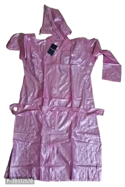 Peach Colored Women Raincoat-thumb0