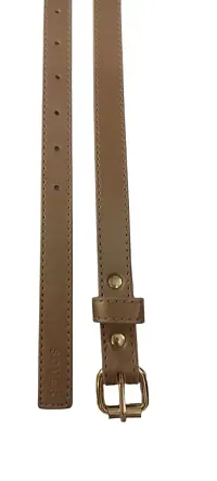 STYLE N FASHION || Belt Adjustable Stylish Design for Jeans For Women and Girls Western Dress (Brown)-thumb2