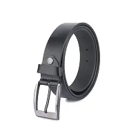 Contra men's fashionable belt Genuine Black Leather Formal Belt For Men (pack of 1)-thumb2
