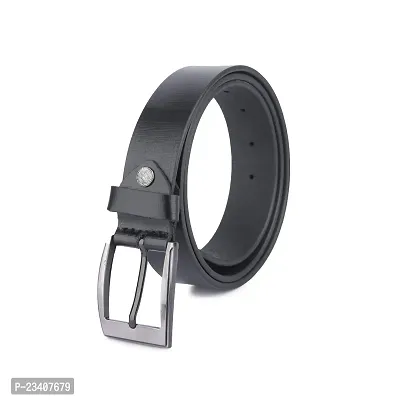 Contra men's fashionable belt Genuine Black Leather Formal Belt For Men (pack of 1)-thumb3