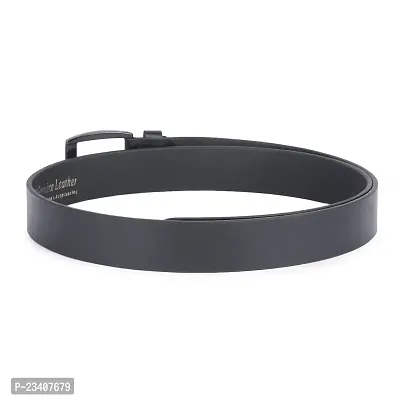Contra men's fashionable belt Genuine Black Leather Formal Belt For Men (pack of 1)-thumb4