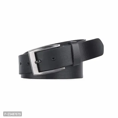 Contra men's fashionable belt Genuine Black Leather Formal Belt For Men (pack of 1)-thumb0