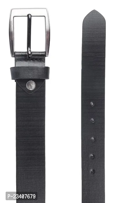 Contra men's fashionable belt Genuine Black Leather Formal Belt For Men (pack of 1)-thumb5