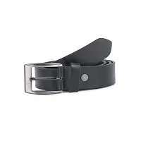 Contra men's fashionable belt Genuine Black Leather Formal Belt For Men (pack of 1)-thumb1