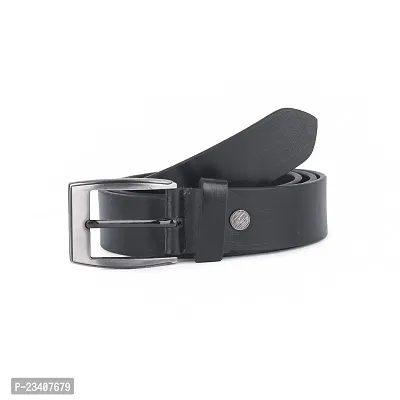 Contra men's fashionable belt Genuine Black Leather Formal Belt For Men (pack of 1)-thumb2