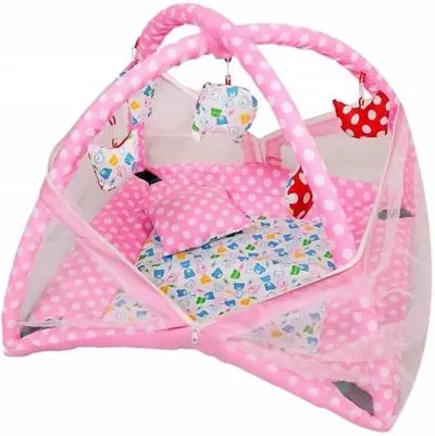 Comfy Polycotton Mosquito Net With Bed For Kids