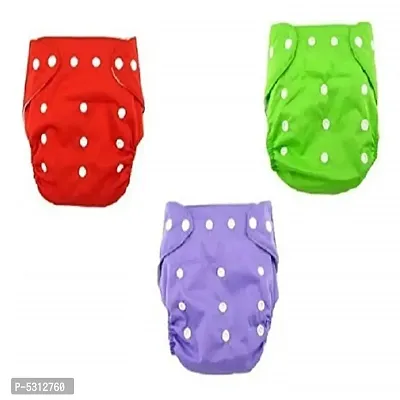Reusable Baby Washable Cloth Diaper Nappies with Inserts Wet-Free for Babies of  New Born (3 Pieces)