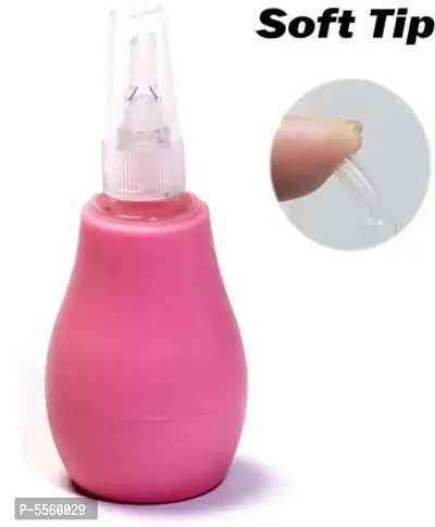 Baby Nose Cleaner, Nasal Aspirator, Silicone Nozzle, (Multicolor)