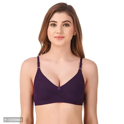 Fasense Women's Wire Free Non Padded Cotton Bra-thumb2