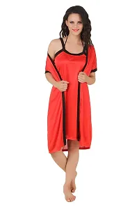 Fasense Women's Nightdress (DP100C3_X-Large_Red)-thumb2