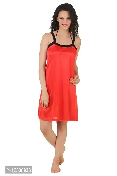 Fasense Women's Nightdress (DP100C3_X-Large_Red)-thumb5