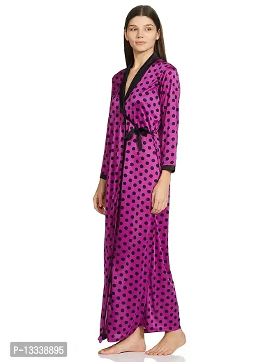 Fasense Women's Dressing Gown (DP146B2_Red_Large)-thumb2