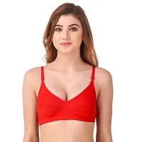 Fasense Women's Wire Free Non Padded Cotton Bra-thumb1